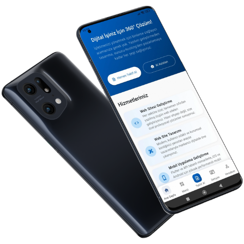 Webim Go Uygulama Mockup